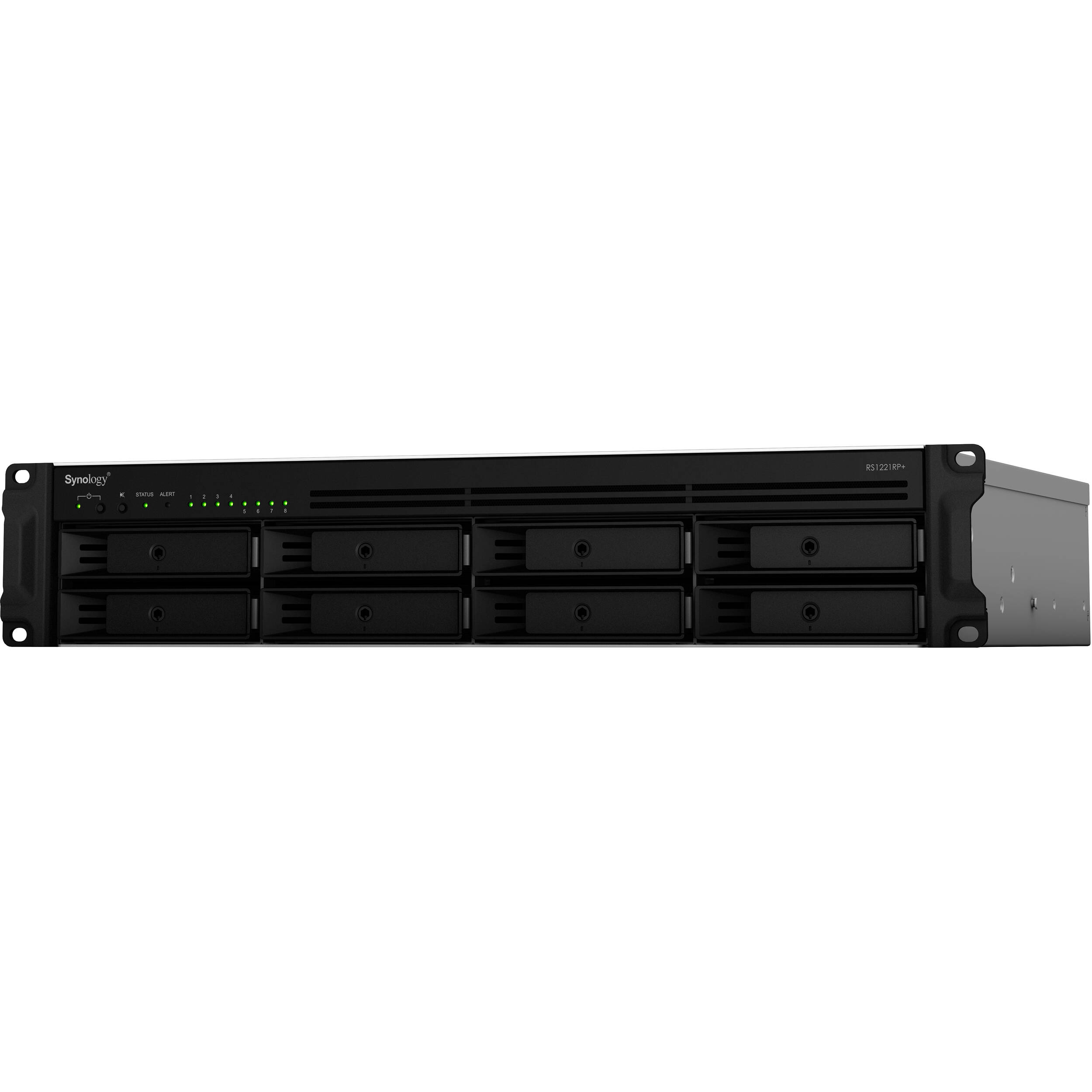 Synology RS1221RP+ 8-bay rackmount NAS diskless with redundant power support — view 3