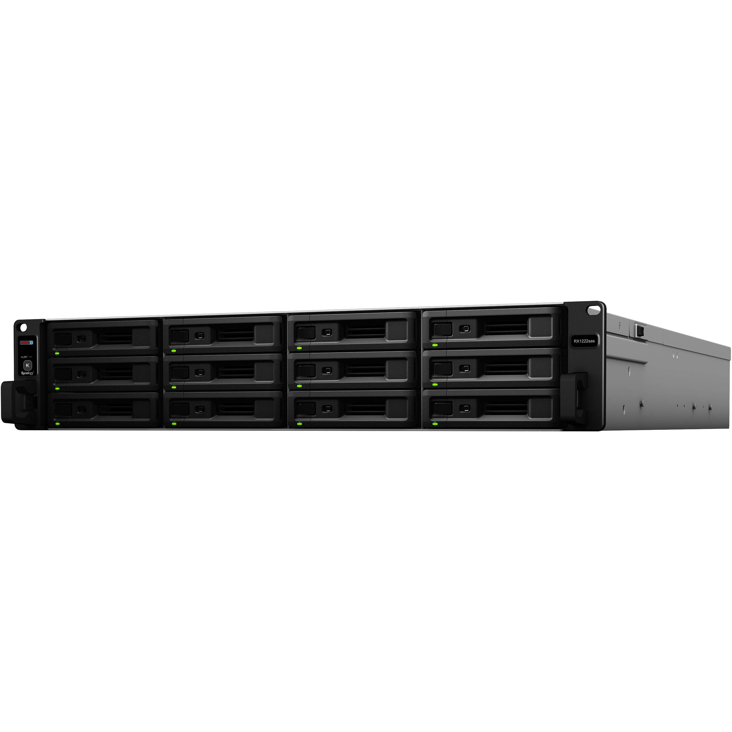 Synology RX1222SAS 12-bay rack expansion enclosure, diskless — view 3
