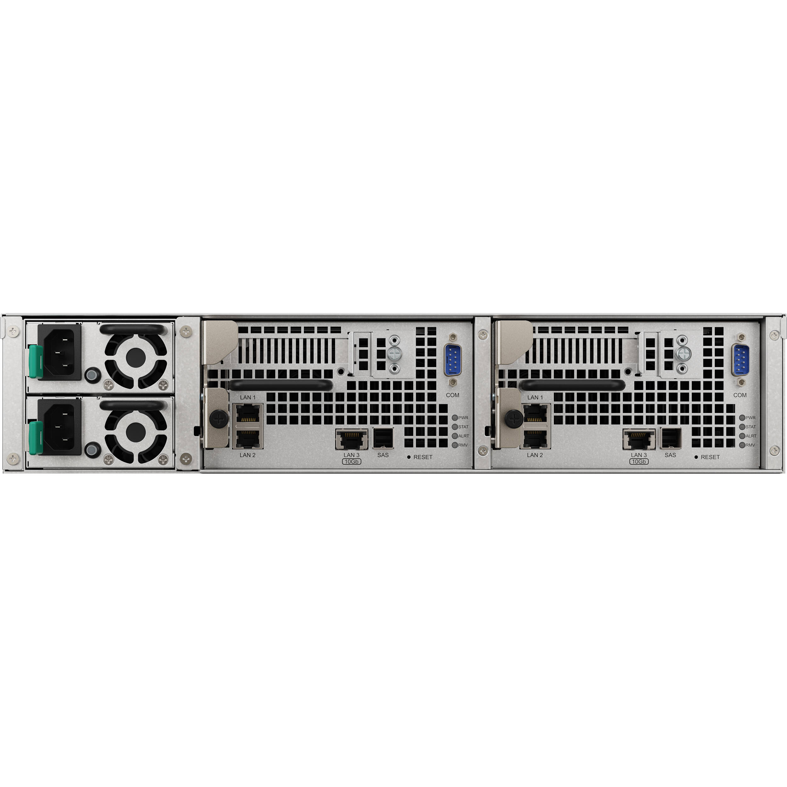 Synology SA3400D 12-bay high-availability SAN diskless rack-mount storage array — view 5