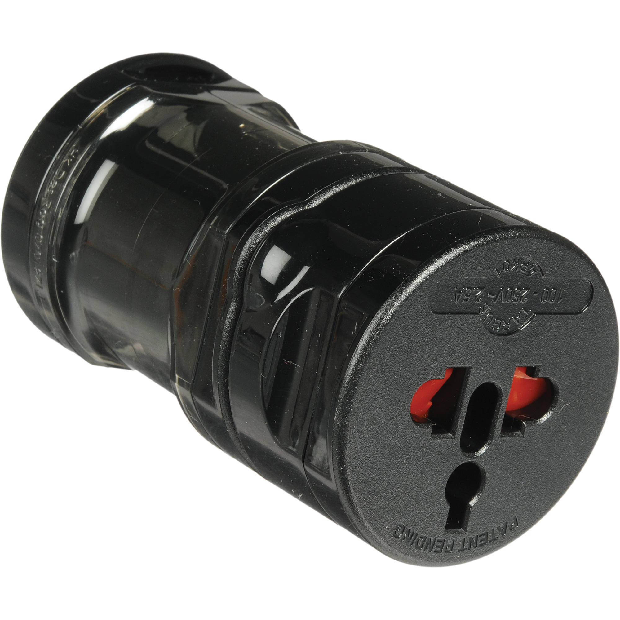 Targus World Power Travel Adapter with interchangeable plug modules and storage tube — view 3