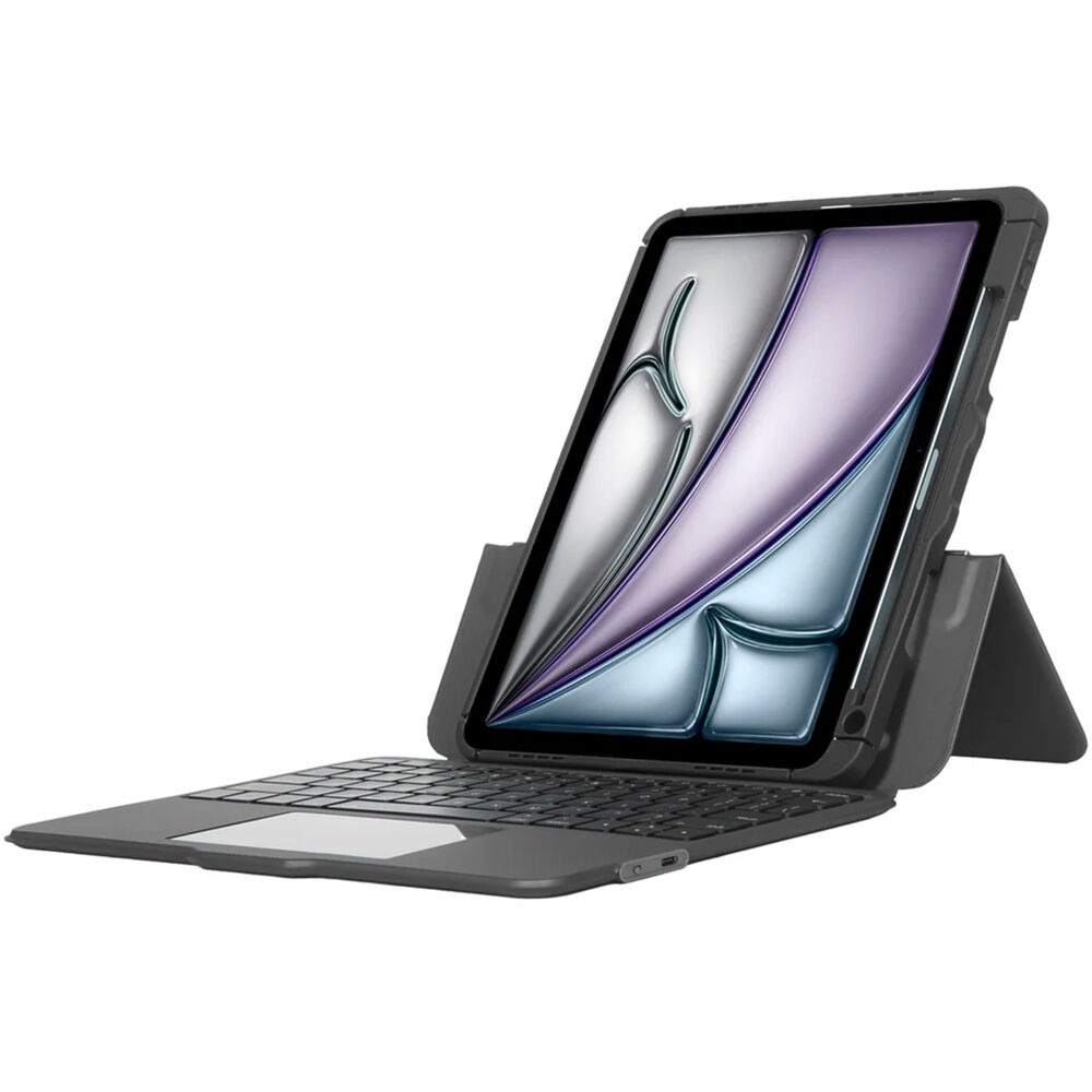 Targus VersaVu Bluetooth keyboard case for iPad in black, folio-style protective tablet case — view 10