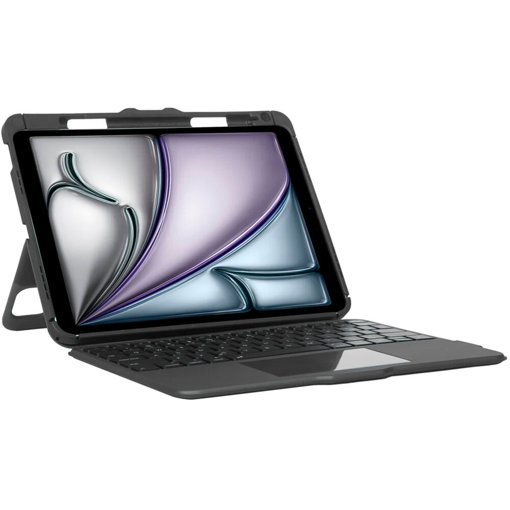 Targus VersaVu Bluetooth keyboard case for iPad in black, folio-style protective tablet case — view 6