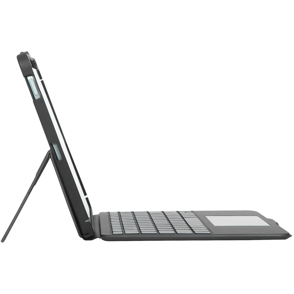 Targus VersaVu Bluetooth keyboard case for iPad in black, folio-style protective tablet case — view 8