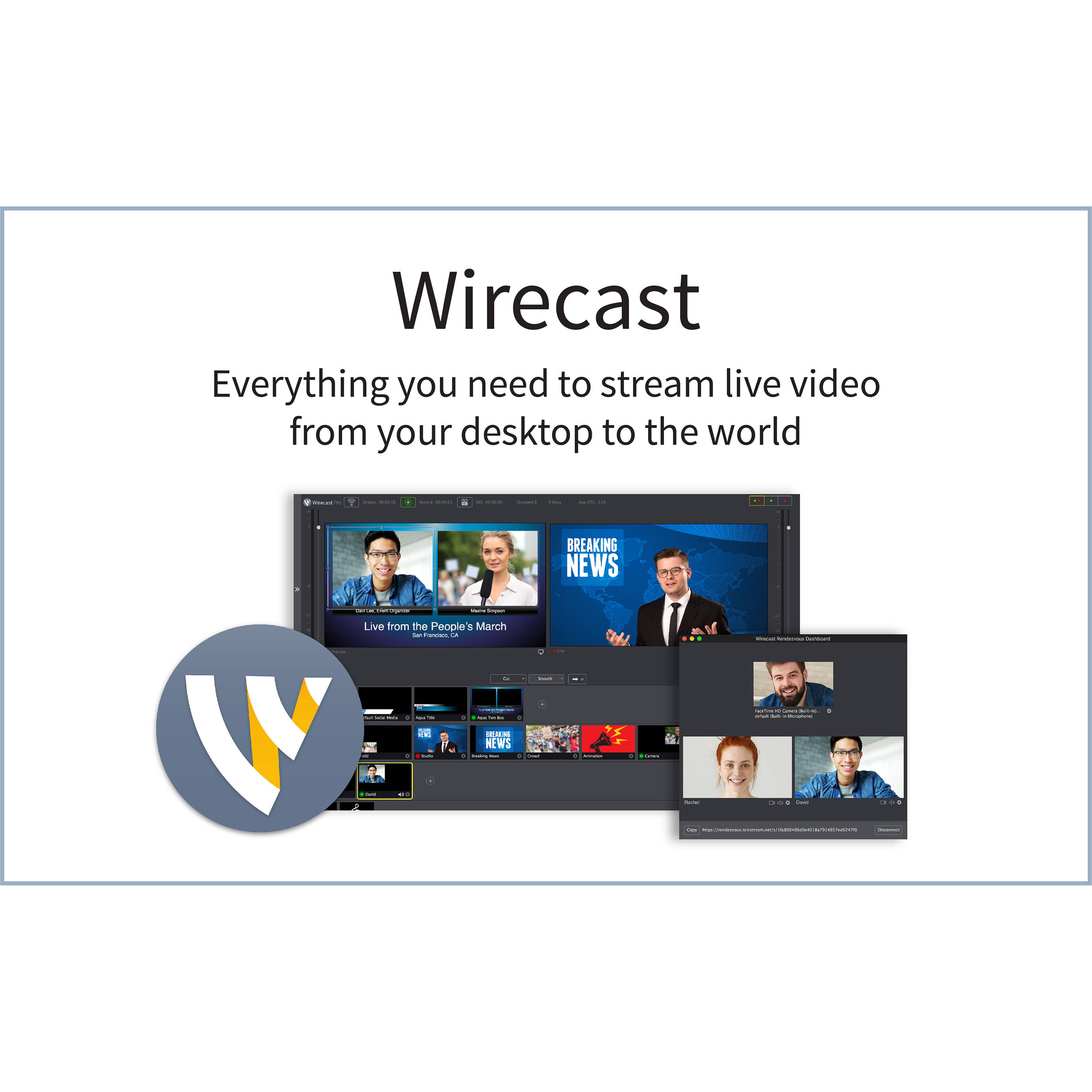 TELESTREAM WIRECAST - SUPPORT (STANDARD SUPPORT RENEWAL FOR WIRECAST PRO OR STUD — view 40