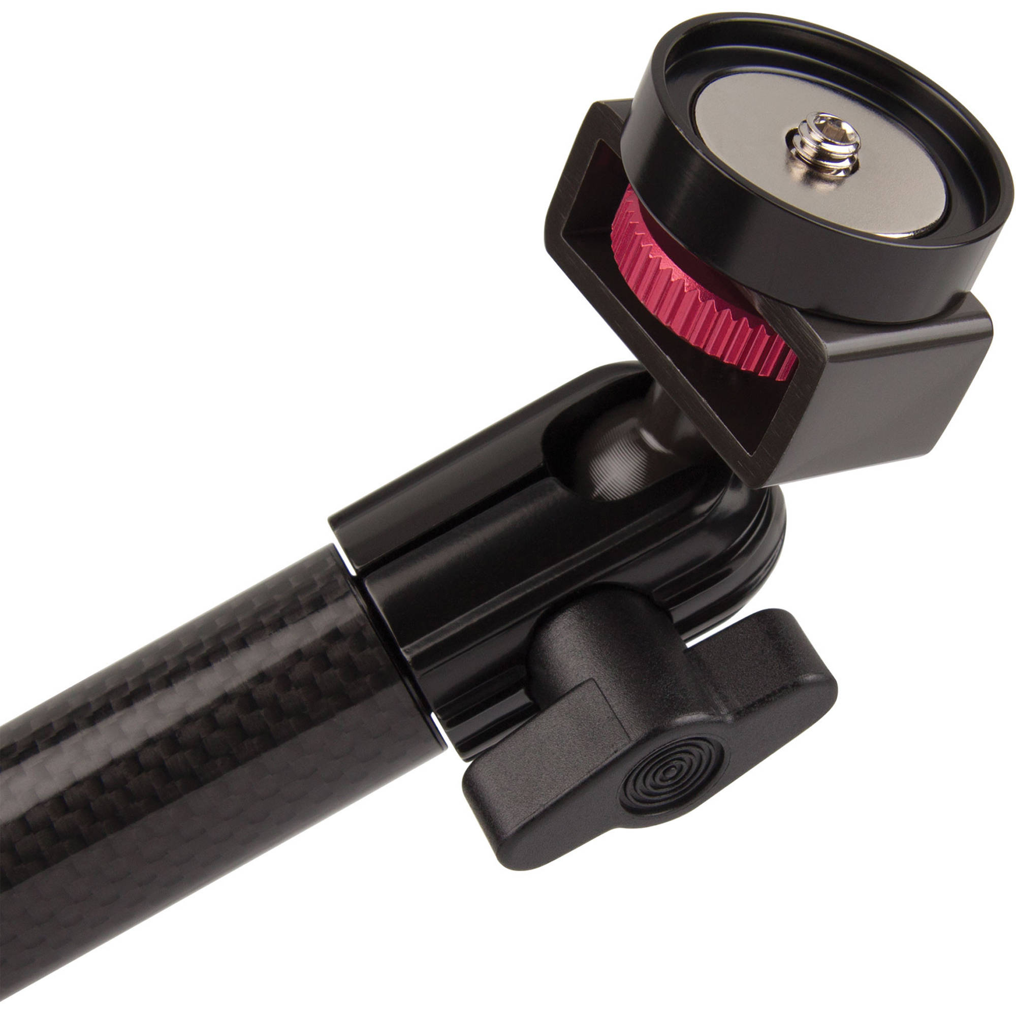 Joy Factory MAGCONNECT C-clamp carbon fiber dual arm mount for desk or counter display installation — view 4