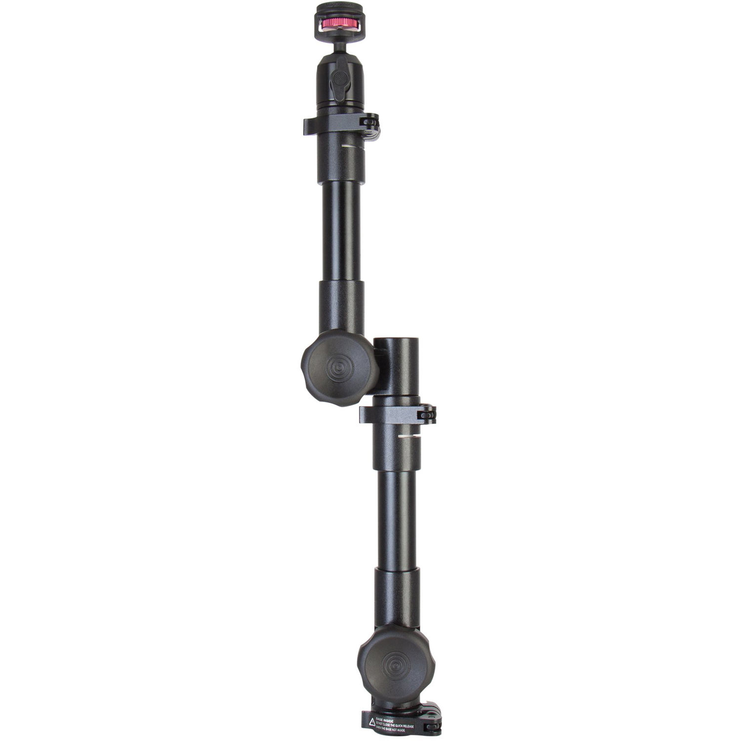 MagConnect heavy duty seat bolt mount with dual telescopic extension arm for in-vehicle tablet use — view 3
