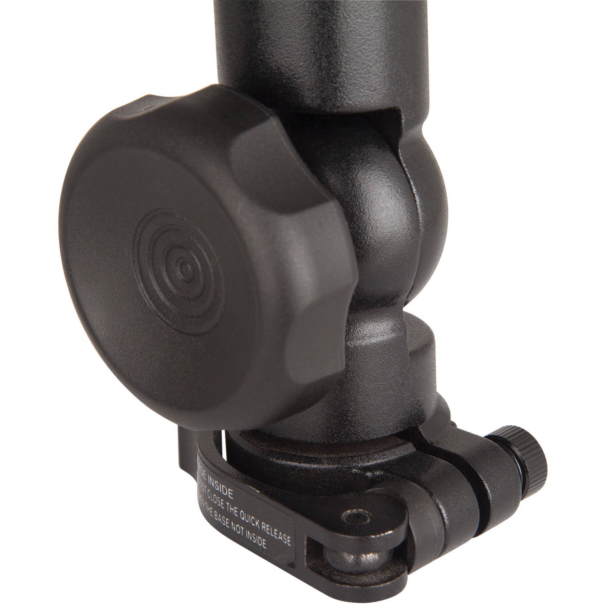 MagConnect heavy duty seat bolt mount with dual telescopic extension arm for in-vehicle tablet use — view 9