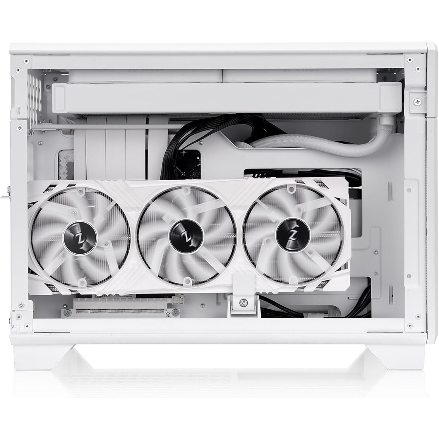 Thermaltake TR100 Snow compact Mini-ITX PC case in white with small-form-factor design — view 5