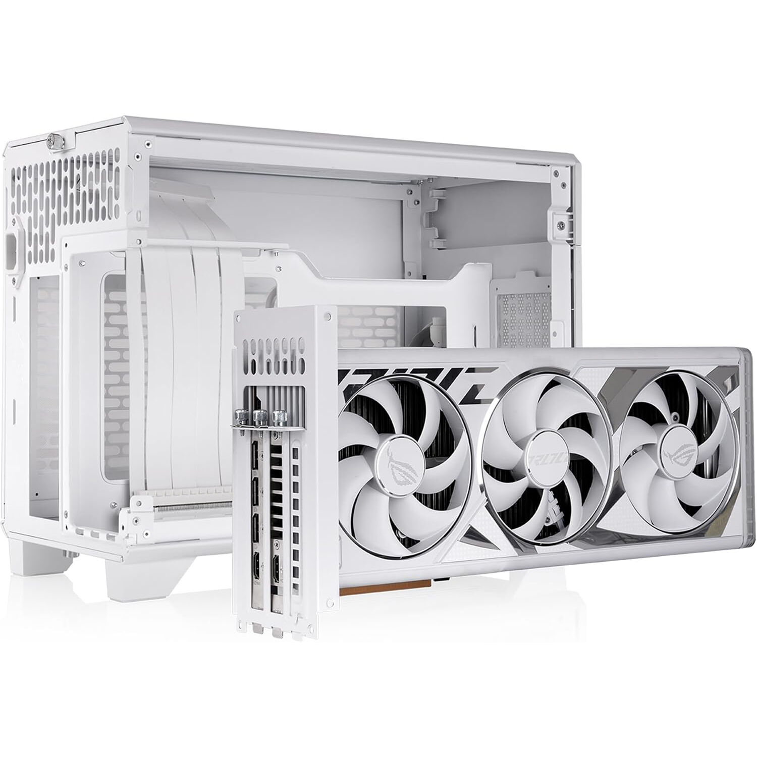 Thermaltake TR100 Snow compact Mini-ITX PC case in white with small-form-factor design — view 6