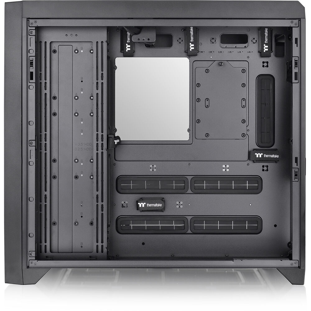 Thermaltake C750 TG ARGB Black mid tower PC case with tempered glass side panel — view 14
