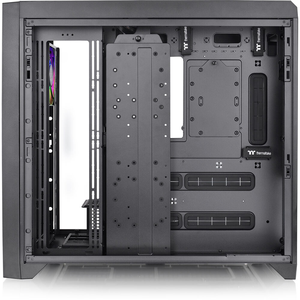 Thermaltake C750 TG ARGB Black mid tower PC case with tempered glass side panel — view 15