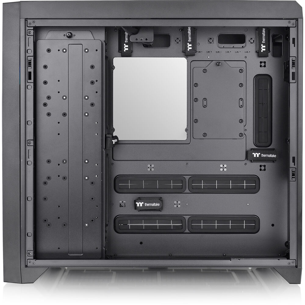 Thermaltake C750 TG ARGB Black mid tower PC case with tempered glass side panel — view 16