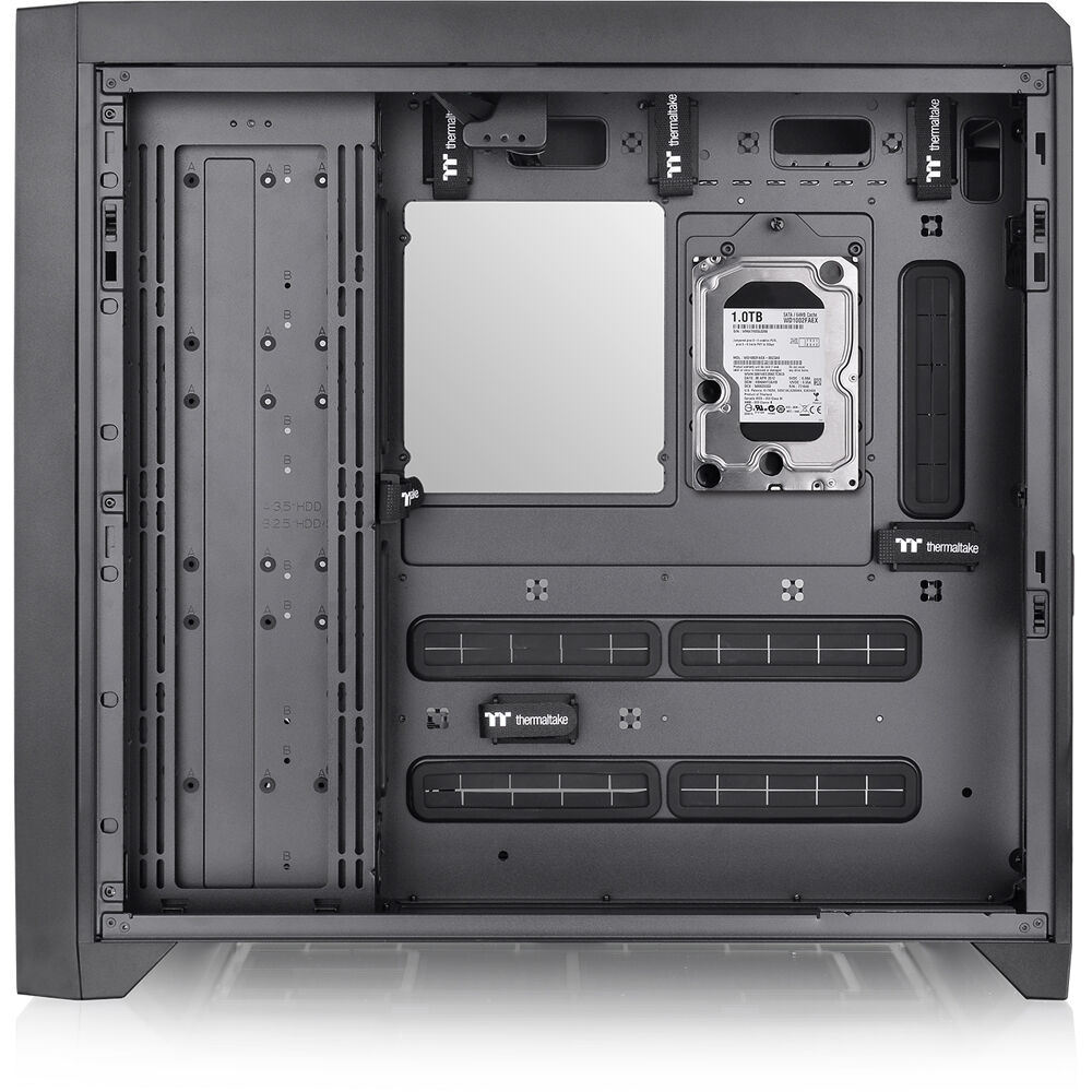 Thermaltake C750 TG ARGB Black mid tower PC case with tempered glass side panel — view 17