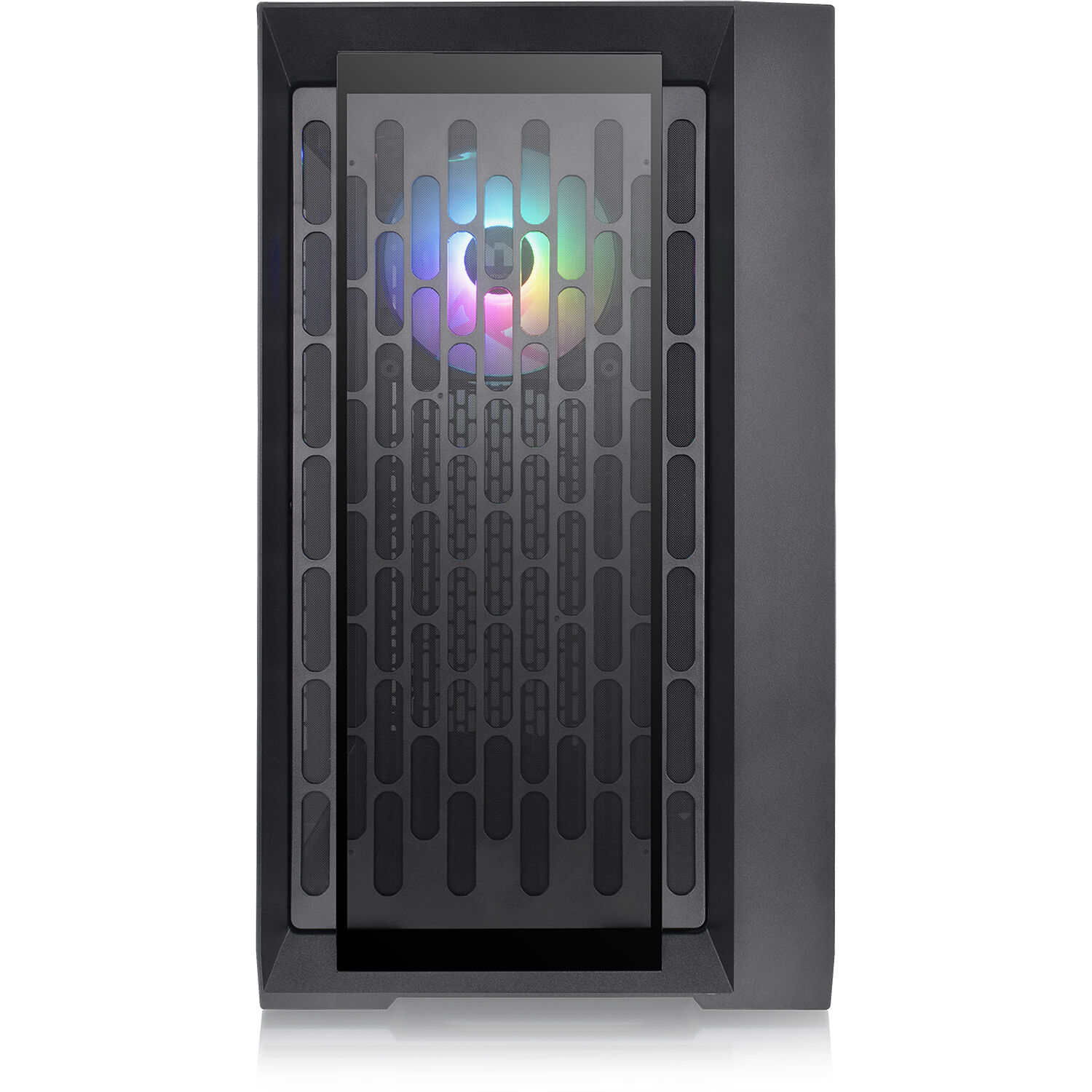 Thermaltake C750 TG ARGB Black mid tower PC case with tempered glass side panel — view 2