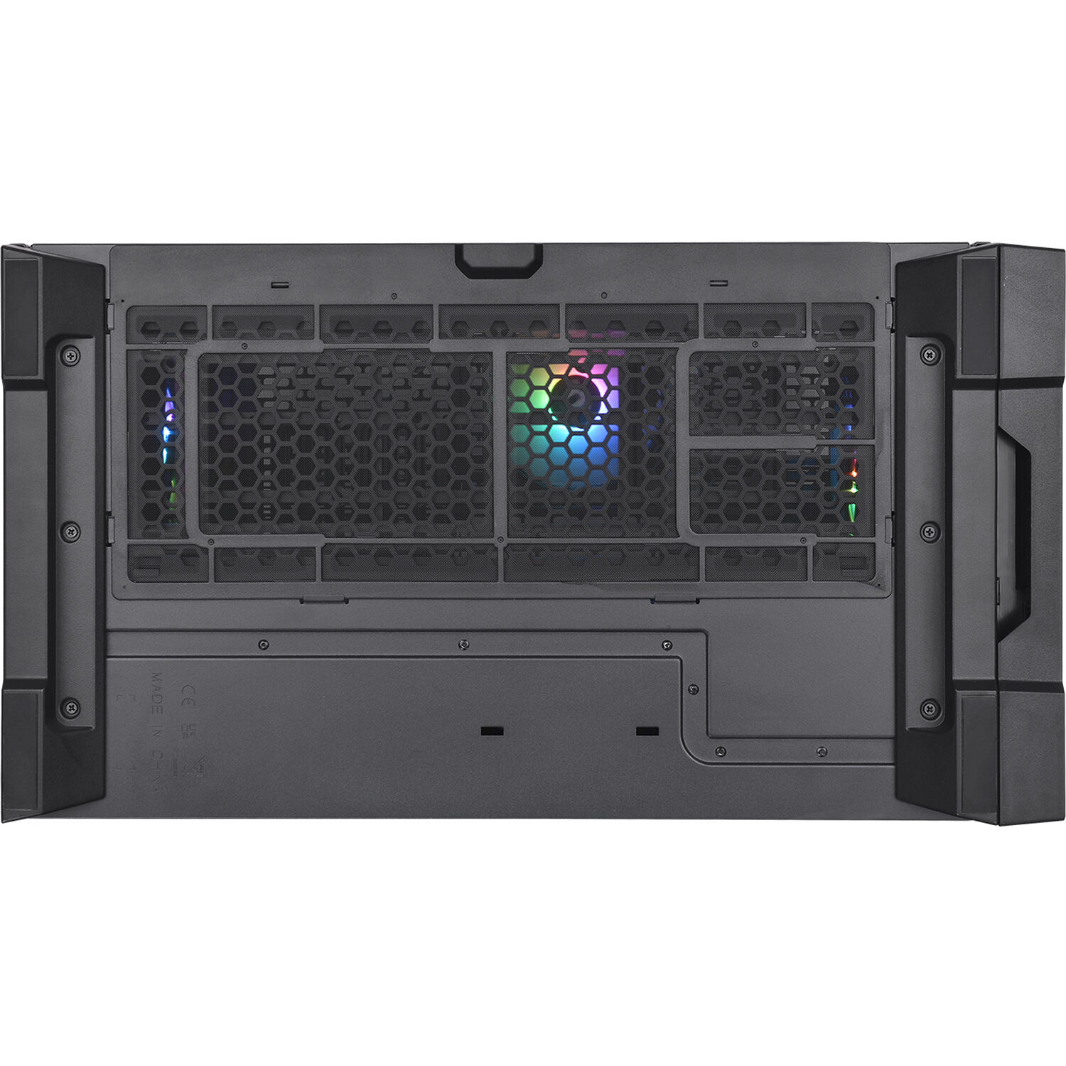 Thermaltake C750 TG ARGB Black mid tower PC case with tempered glass side panel — view 22