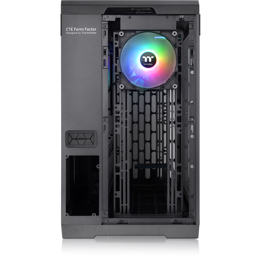Thermaltake C750 TG ARGB Black mid tower PC case with tempered glass side panel — view 5