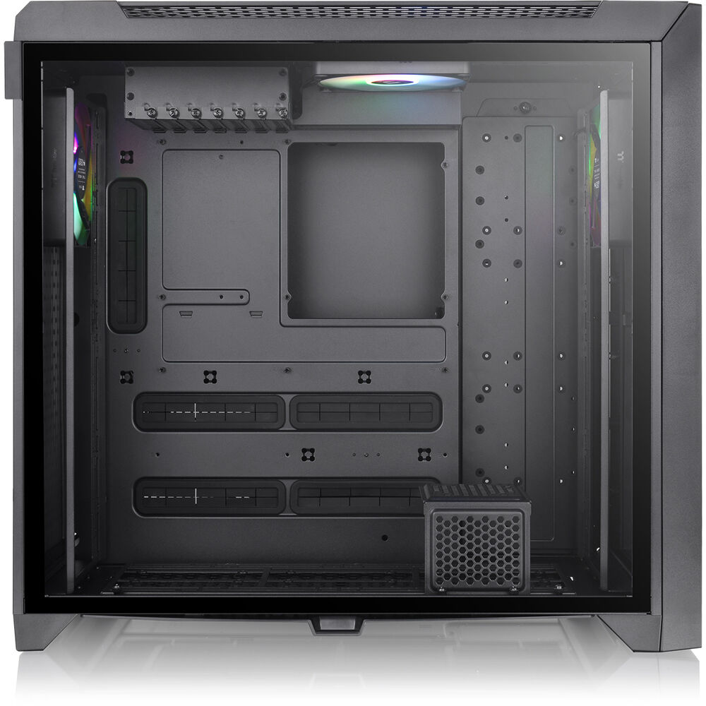 Thermaltake C750 TG ARGB Black mid tower PC case with tempered glass side panel — view 7