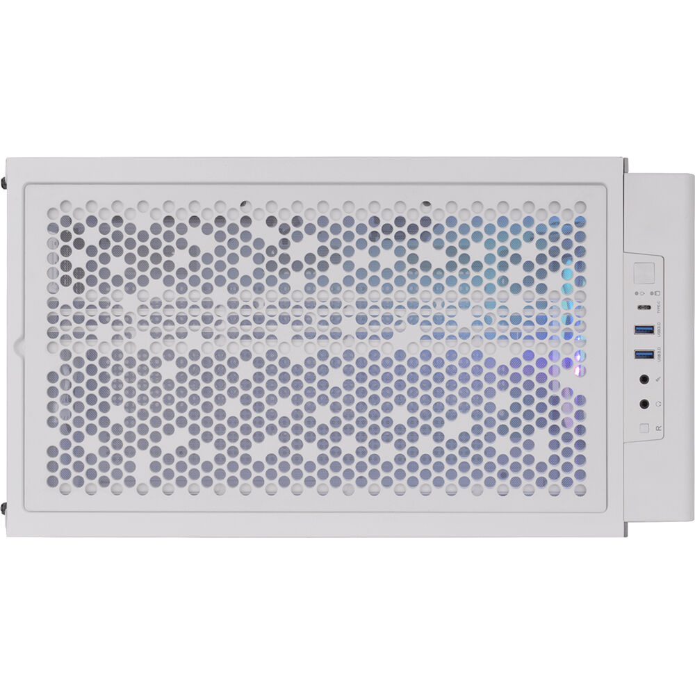 Thermaltake Ceres 300 Snow Case white ATX mid tower with ARGB fans and perforated front panel — view 15