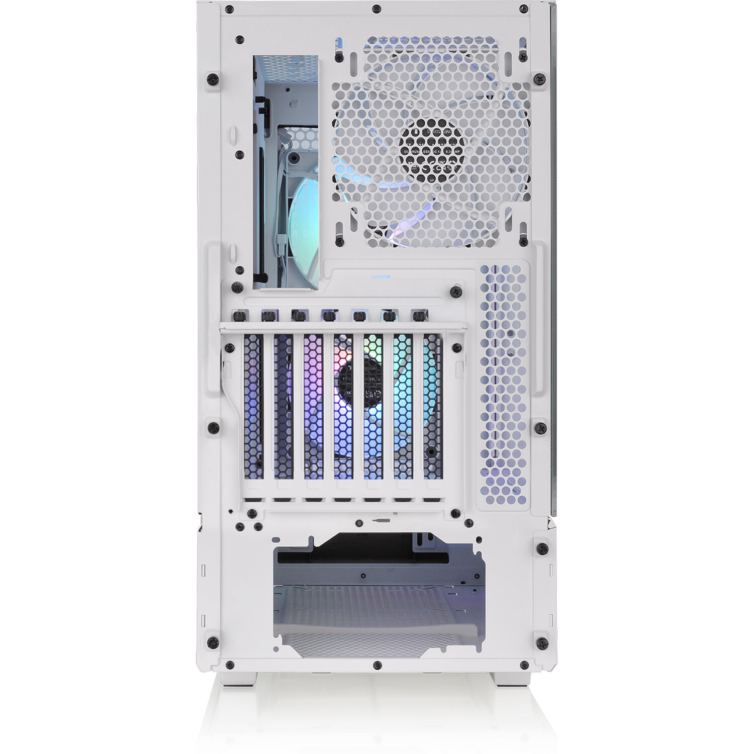 Thermaltake Ceres 300 Snow Case white ATX mid tower with ARGB fans and perforated front panel — view 5