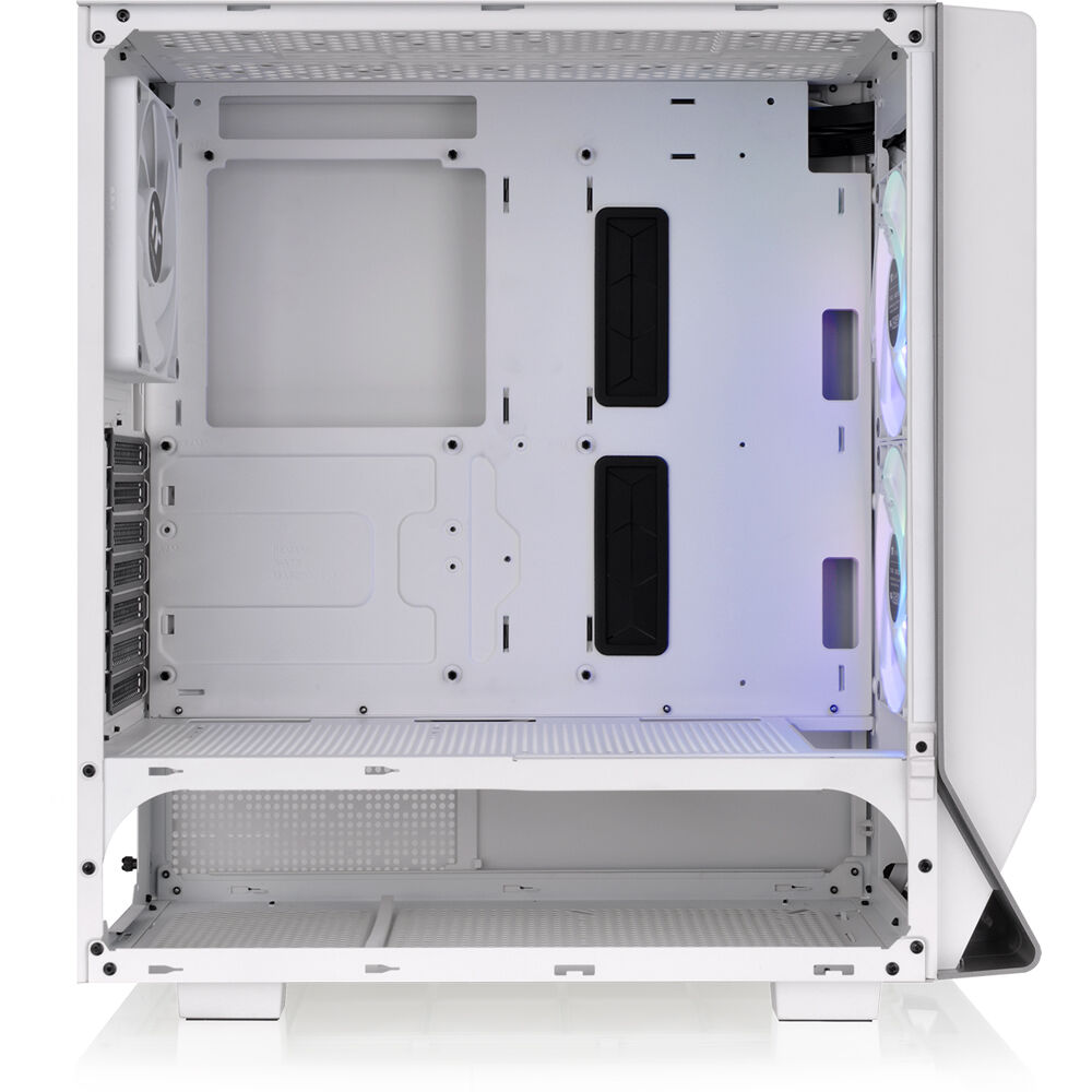 Thermaltake Ceres 300 Snow Case white ATX mid tower with ARGB fans and perforated front panel — view 9