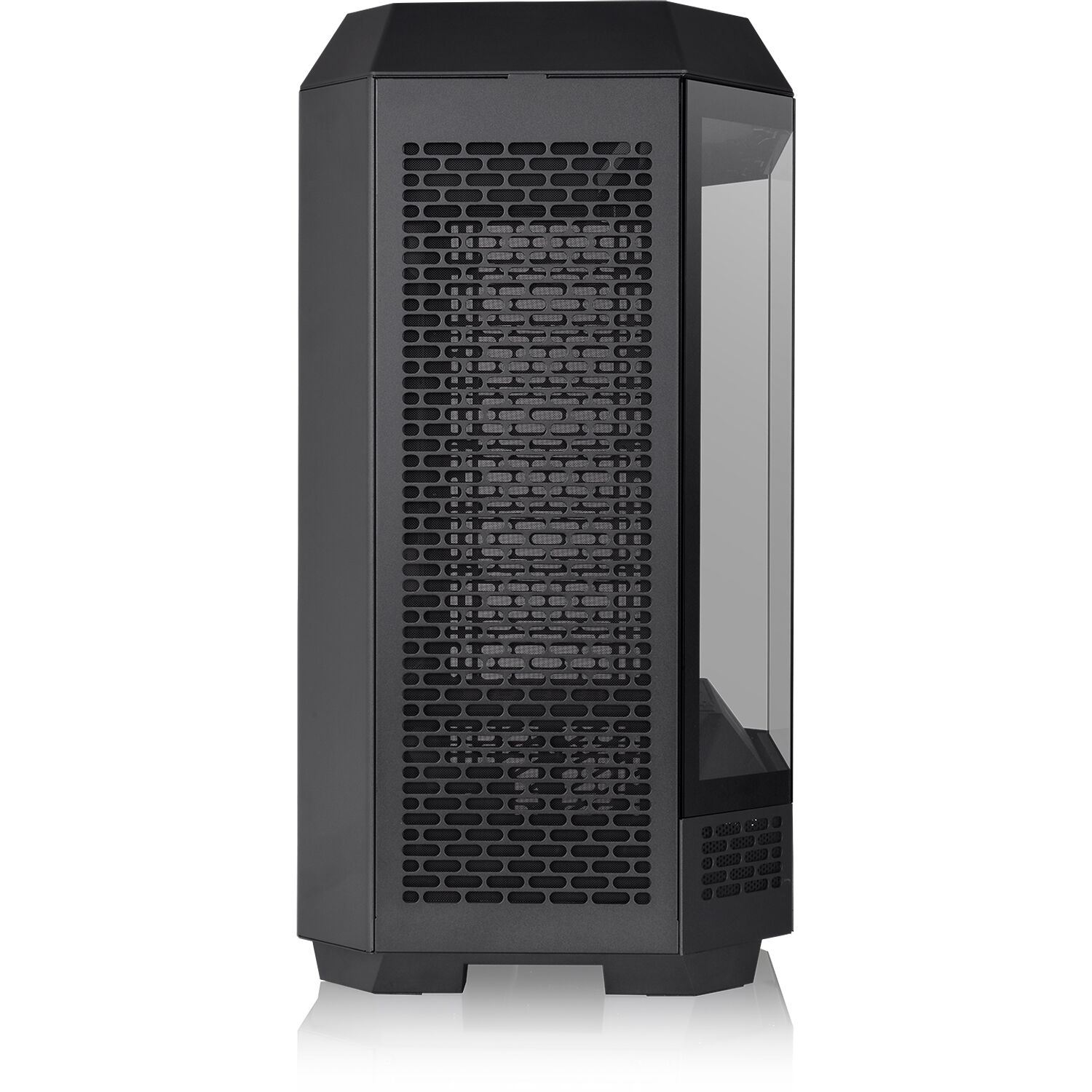 Thermaltake Tower 300 Black vertical PC case with octagonal prism design — view 6