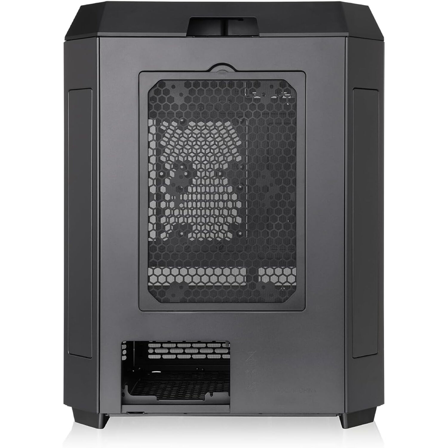 Thermaltake Tower 600 Black mid tower PC case with vertical layout and tempered glass panels — view 4