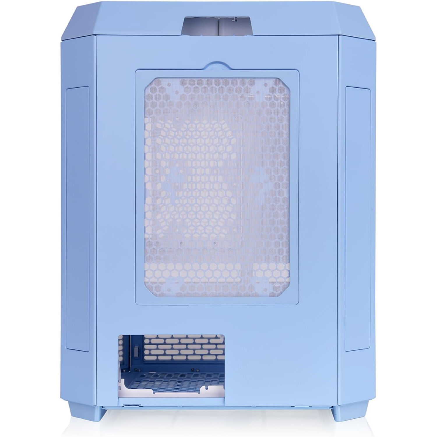 Thermaltake Tower 600 Hydrangea Blue vertical ATX mid tower case with tempered glass panels — view 4