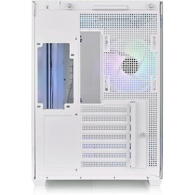Thermaltake View 380 TG ARGB White mid tower case with dual-chamber layout and four ARGB fans — view 3