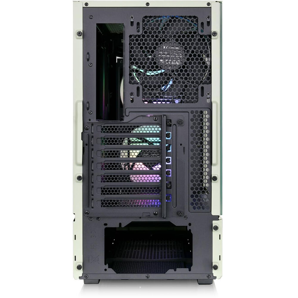 Thermaltake Ceres 350 MX Matcha Green ATX mid tower case with hidden-connector support and front fans — view 4