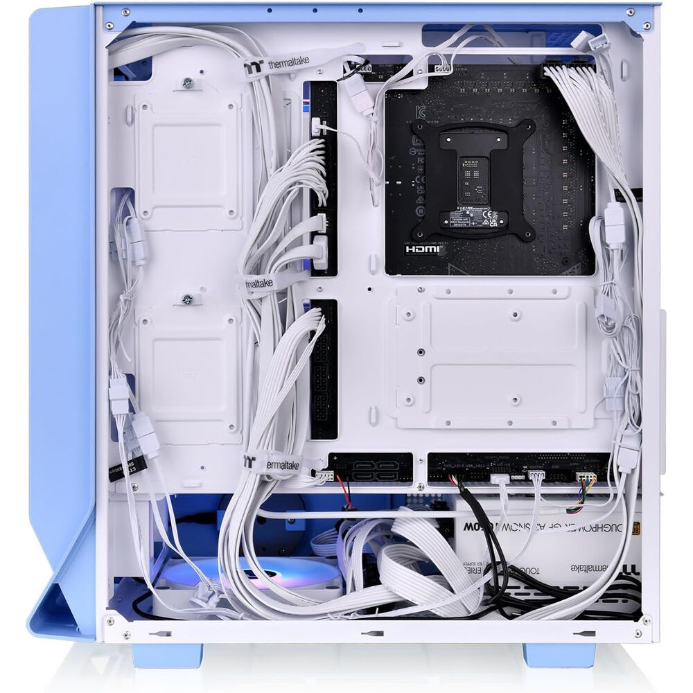 Thermaltake Ceres 350 MX Hydrangea Blue ATX mid tower chassis with Hidden-Connector support and front mesh panels — view 11