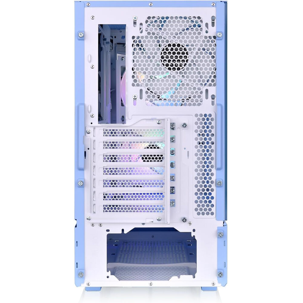 Thermaltake Ceres 350 MX Hydrangea Blue ATX mid tower chassis with Hidden-Connector support and front mesh panels — view 4