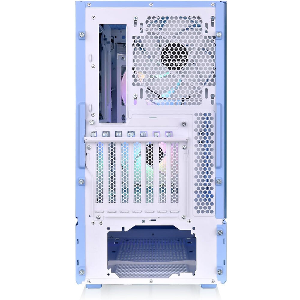 Thermaltake Ceres 350 MX Hydrangea Blue ATX mid tower chassis with Hidden-Connector support and front mesh panels — view 5