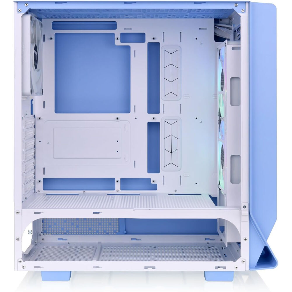 Thermaltake Ceres 350 MX Hydrangea Blue ATX mid tower chassis with Hidden-Connector support and front mesh panels — view 6