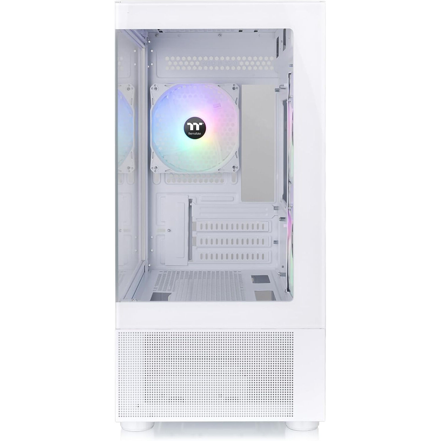 Thermaltake View 170 TG ARGB White micro chassis with tempered glass panels and ARGB fans — view 2