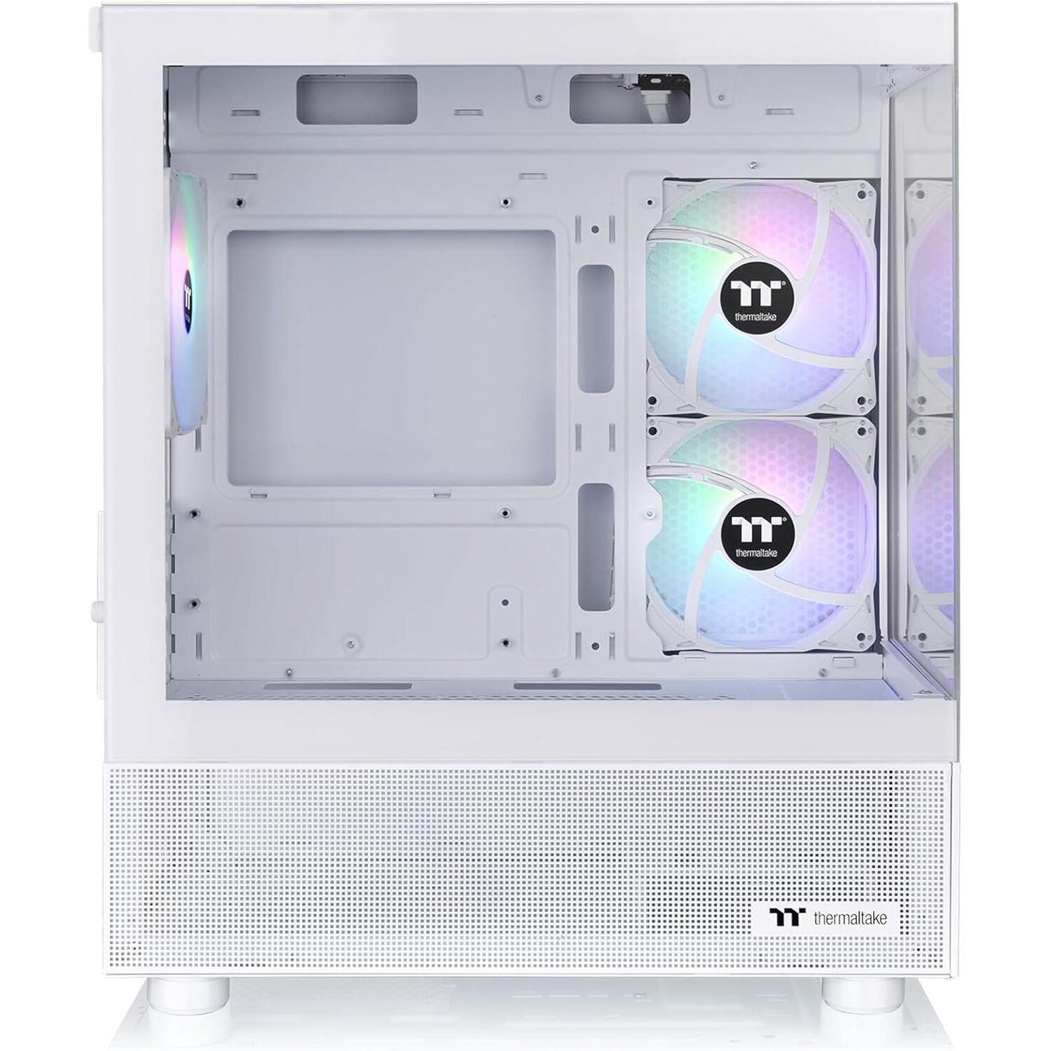 Thermaltake View 170 TG ARGB White micro chassis with tempered glass panels and ARGB fans — view 4