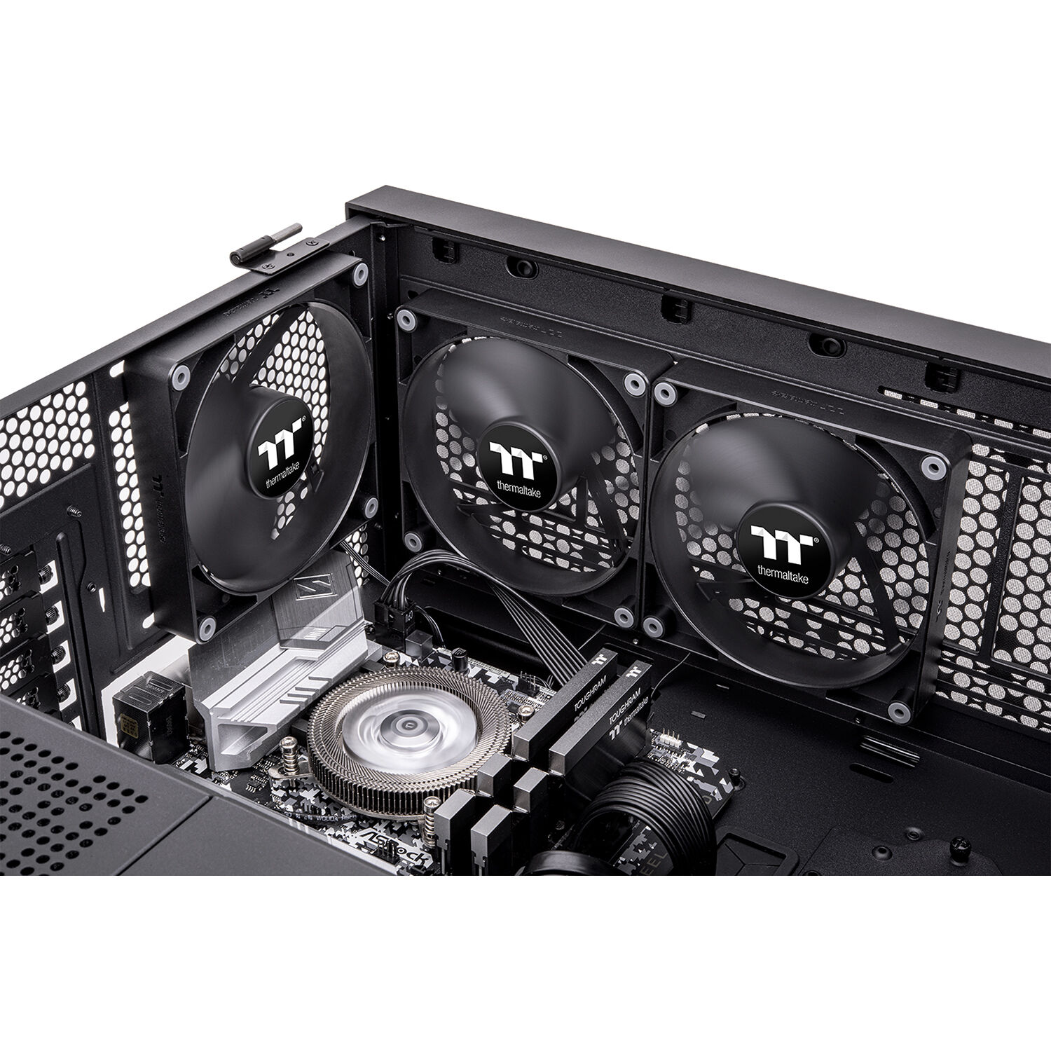 Thermaltake CT120 PC Cooling Fan 2 Pack 120 mm PWM fans for PC case airflow — view 9