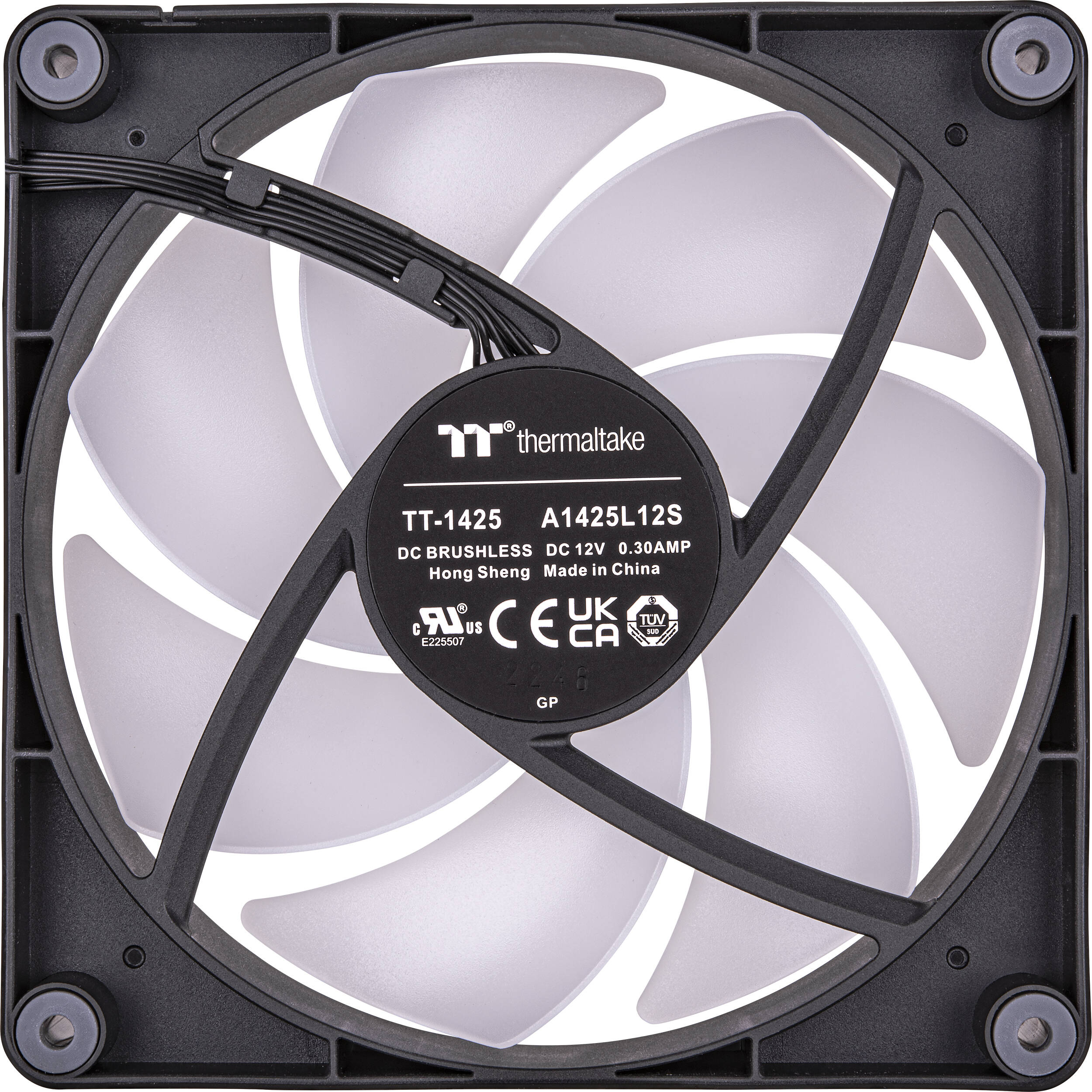 Thermaltake CT140 ARGB 140 mm PC fan 2-pack with synchronized lighting — view 3