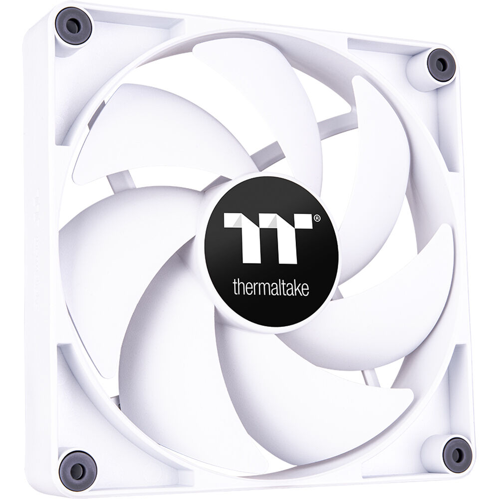 Thermaltake CT120 White 120 mm PWM PC fan 2-pack with clean white frame — view 3