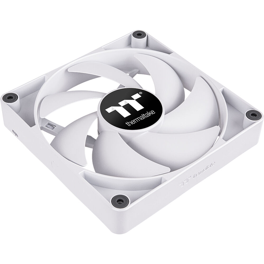 Thermaltake CT120 White 120 mm PWM PC fan 2-pack with clean white frame — view 4