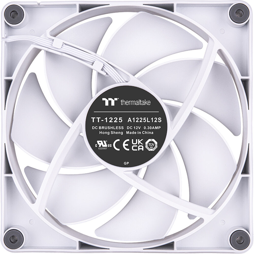 Thermaltake CT120 White 120 mm PWM PC fan 2-pack with clean white frame — view 5
