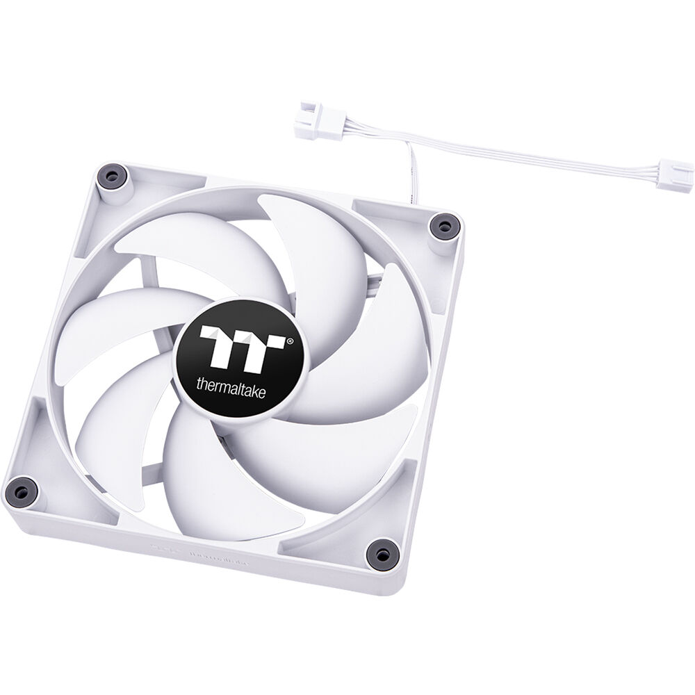 Thermaltake CT120 White 120 mm PWM PC fan 2-pack with clean white frame — view 7