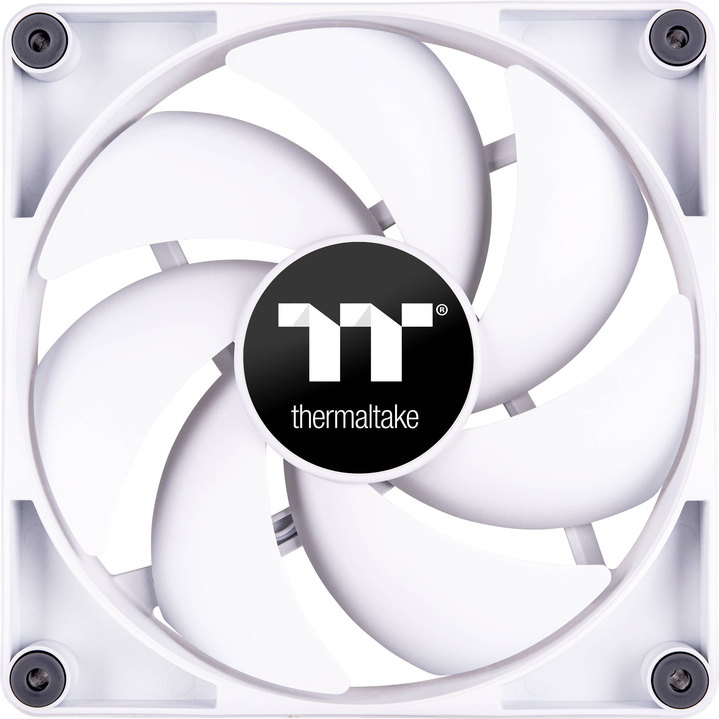Thermaltake CT140 white 140 mm PWM PC cooling fans 2-pack — view 2