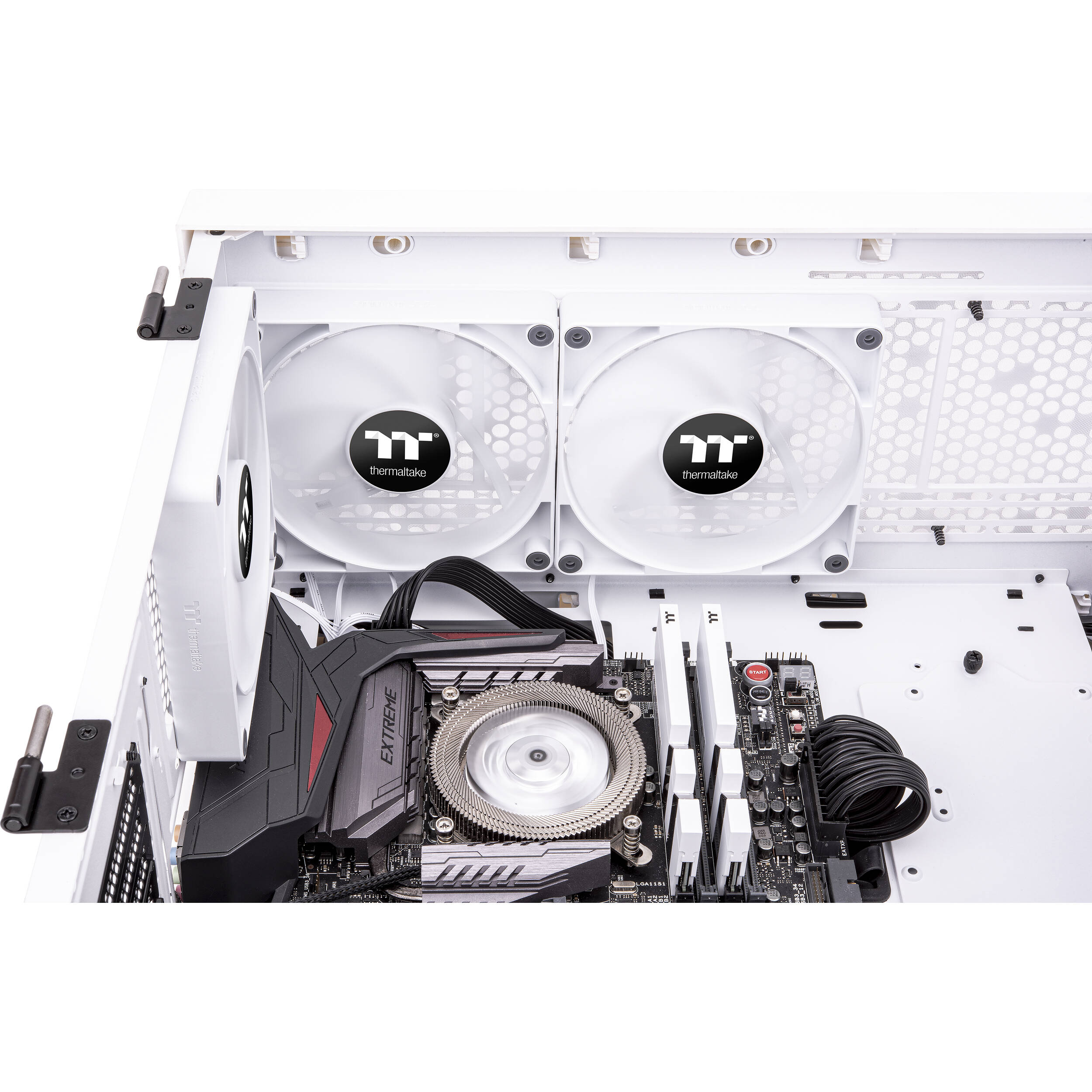 Thermaltake CT140 white 140 mm PWM PC cooling fans 2-pack — view 9