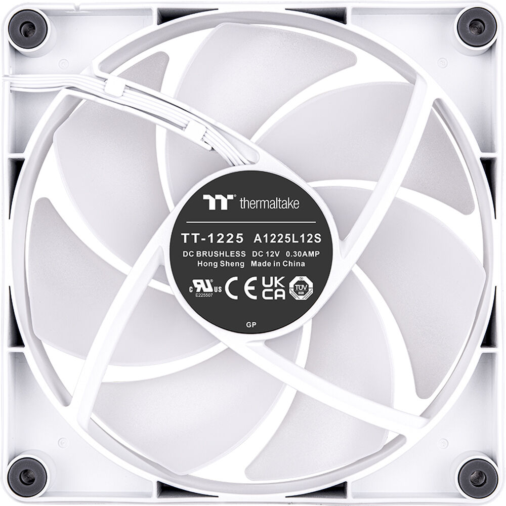 Thermaltake CT120 ARGB Sync white 120 mm PC fan 2-pack with addressable lighting — view 6