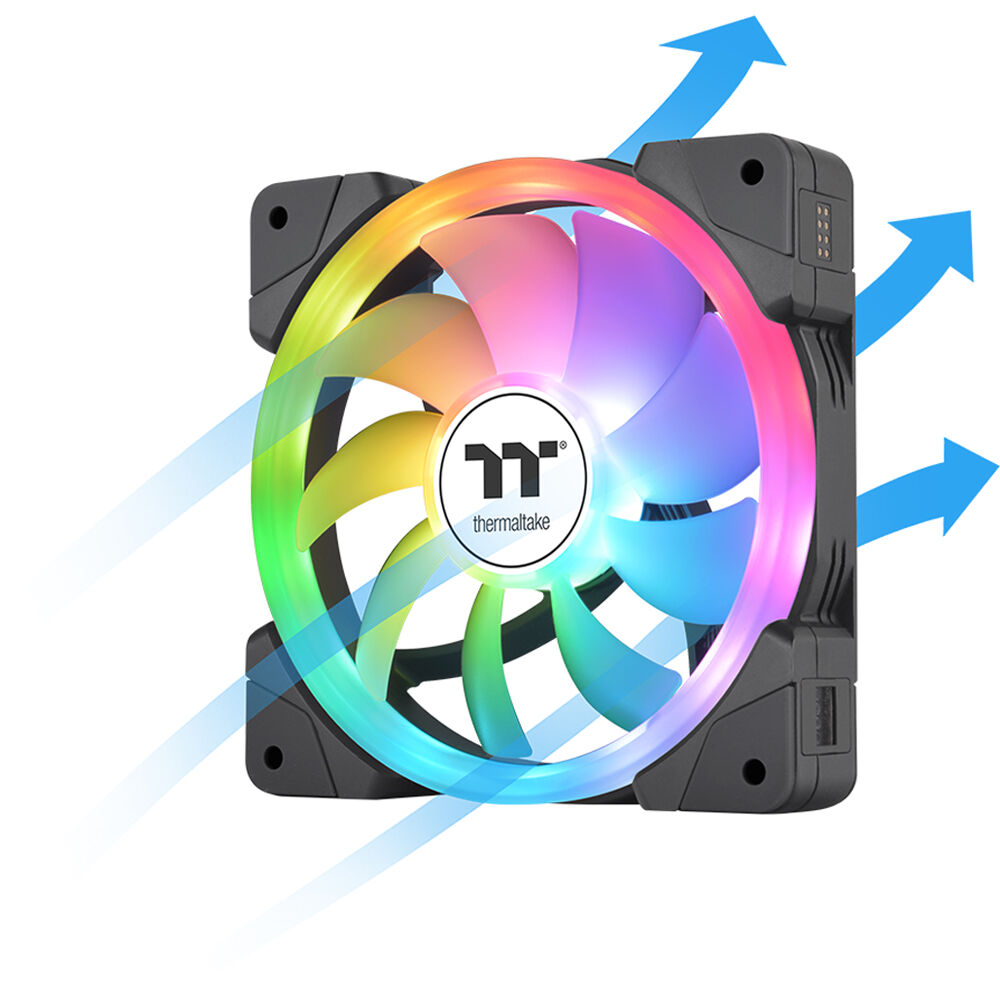 Thermaltake SWAFAN EX 12 ARGB 3-pack 120 mm case fans with magnetic design — view 21