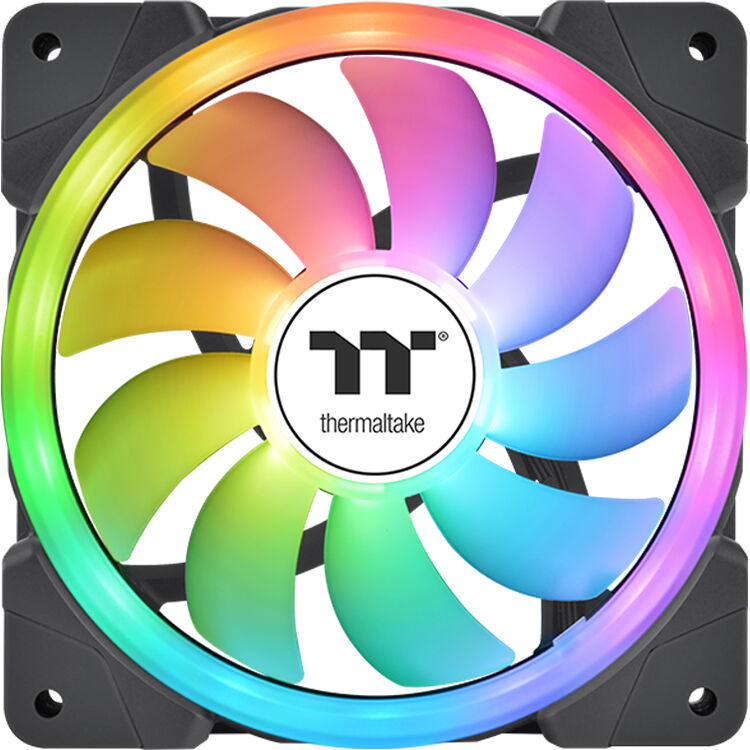 Thermaltake SWAFAN EX 12 ARGB 3-pack 120 mm case fans with magnetic design — view 3