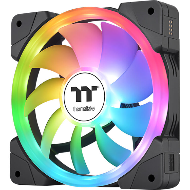 Thermaltake SWAFAN EX 12 ARGB 3-pack 120 mm case fans with magnetic design — view 4