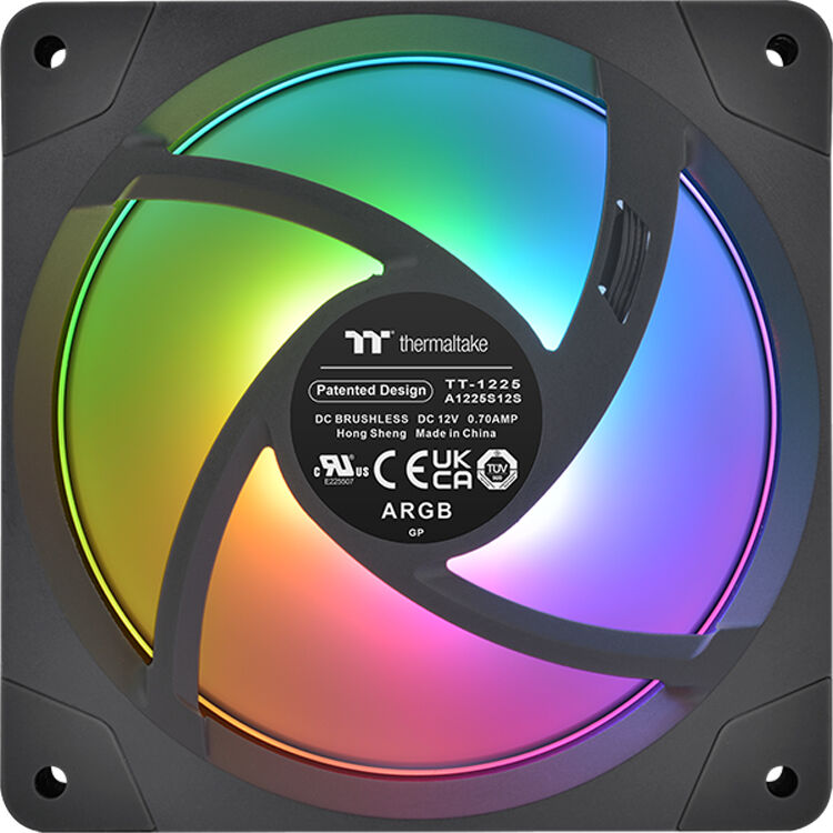 Thermaltake SWAFAN EX 12 ARGB 3-pack 120 mm case fans with magnetic design — view 6