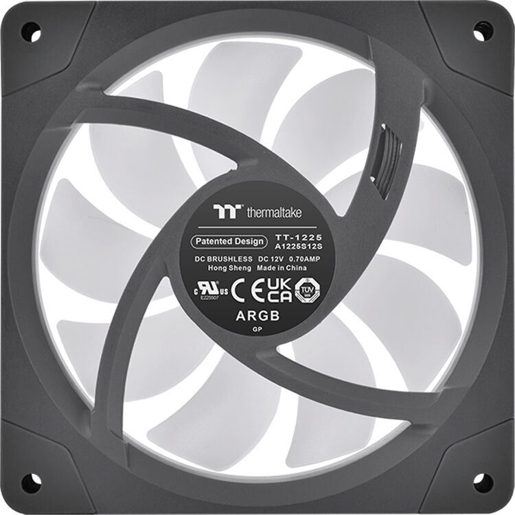 Thermaltake SWAFAN EX 12 ARGB 3-pack 120 mm case fans with magnetic design — view 7