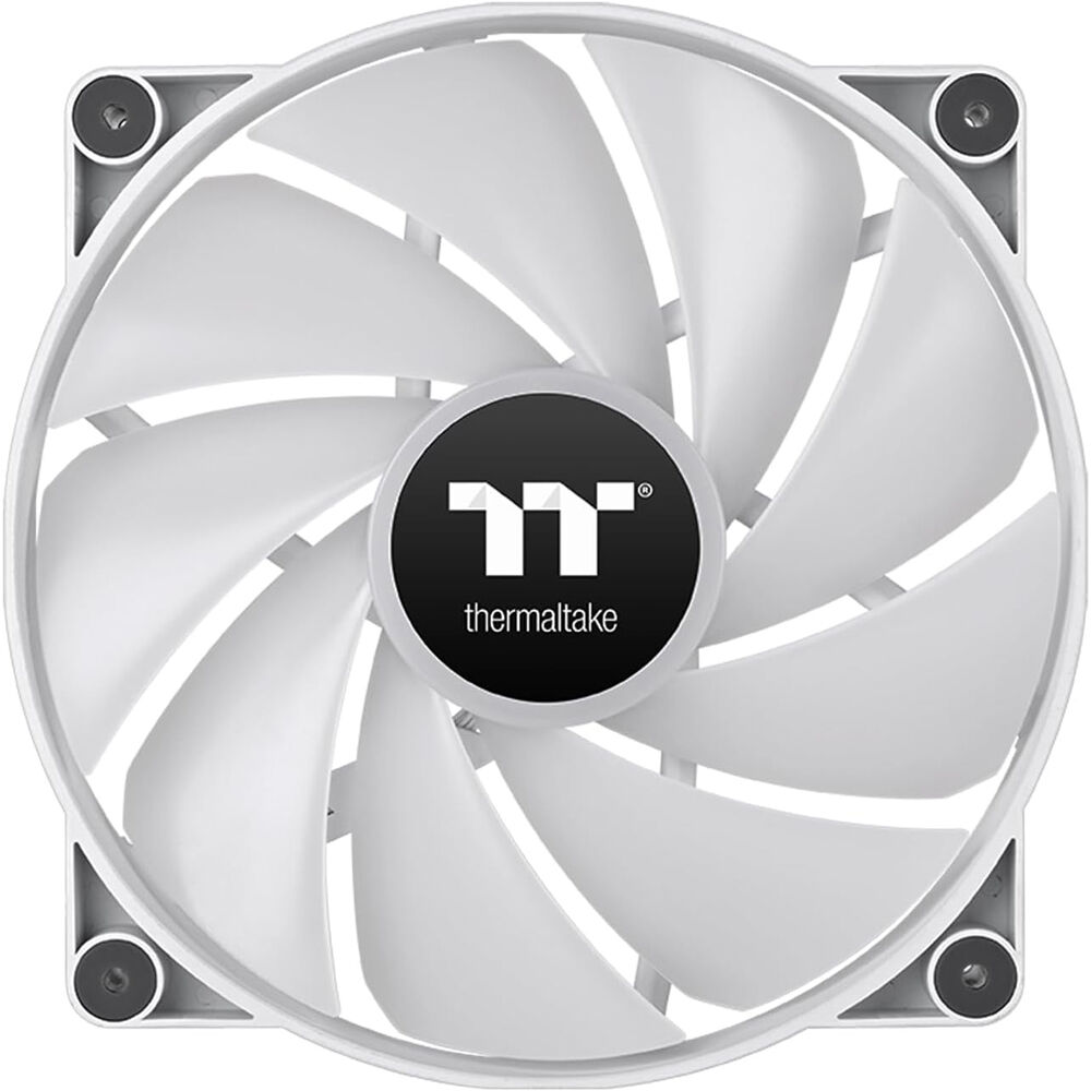 Thermaltake CT200 ARGB single white 200 mm PWM fan with 5V ARGB lighting — view 2
